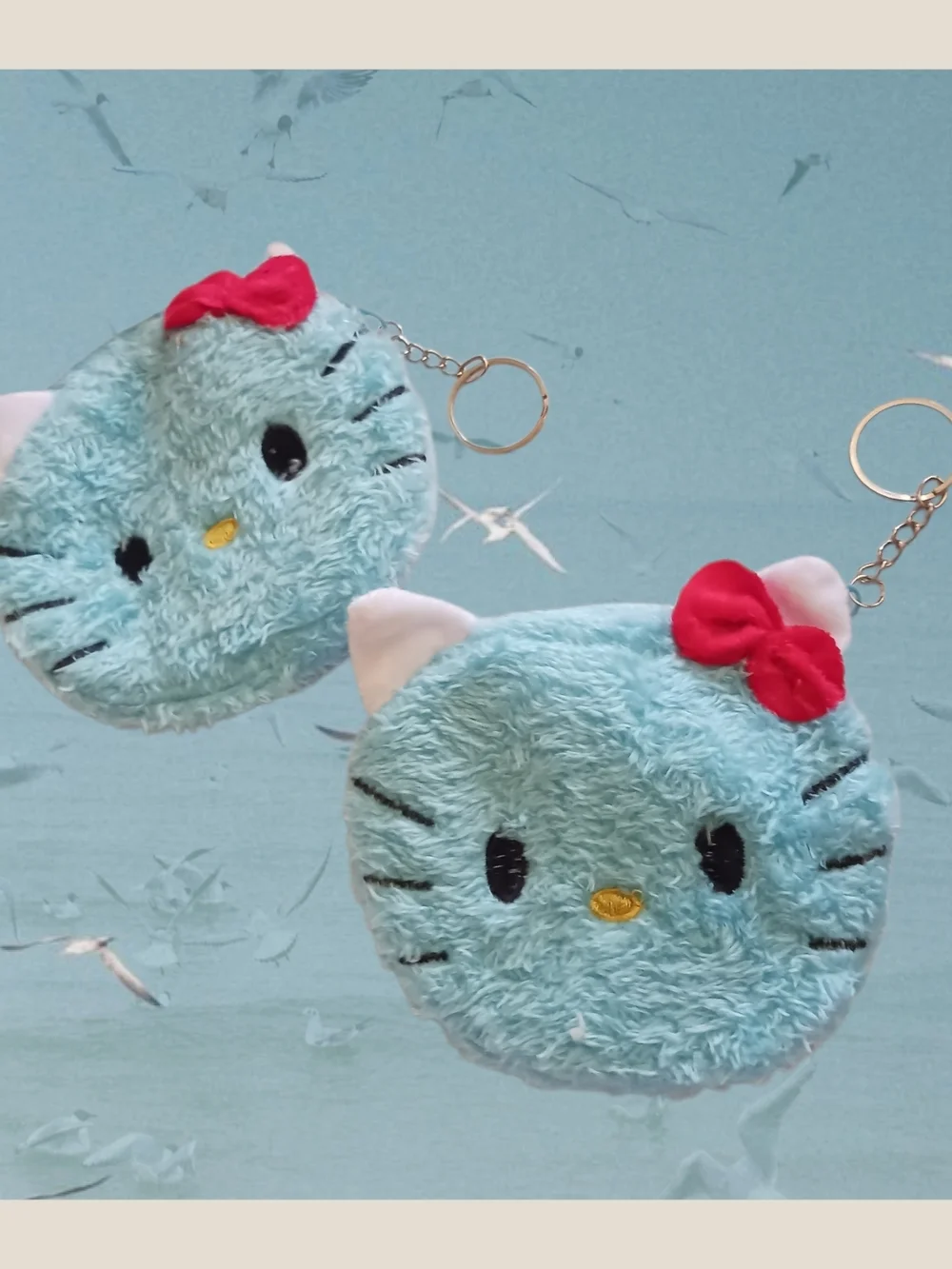 Plush Hello Kitty Keychain